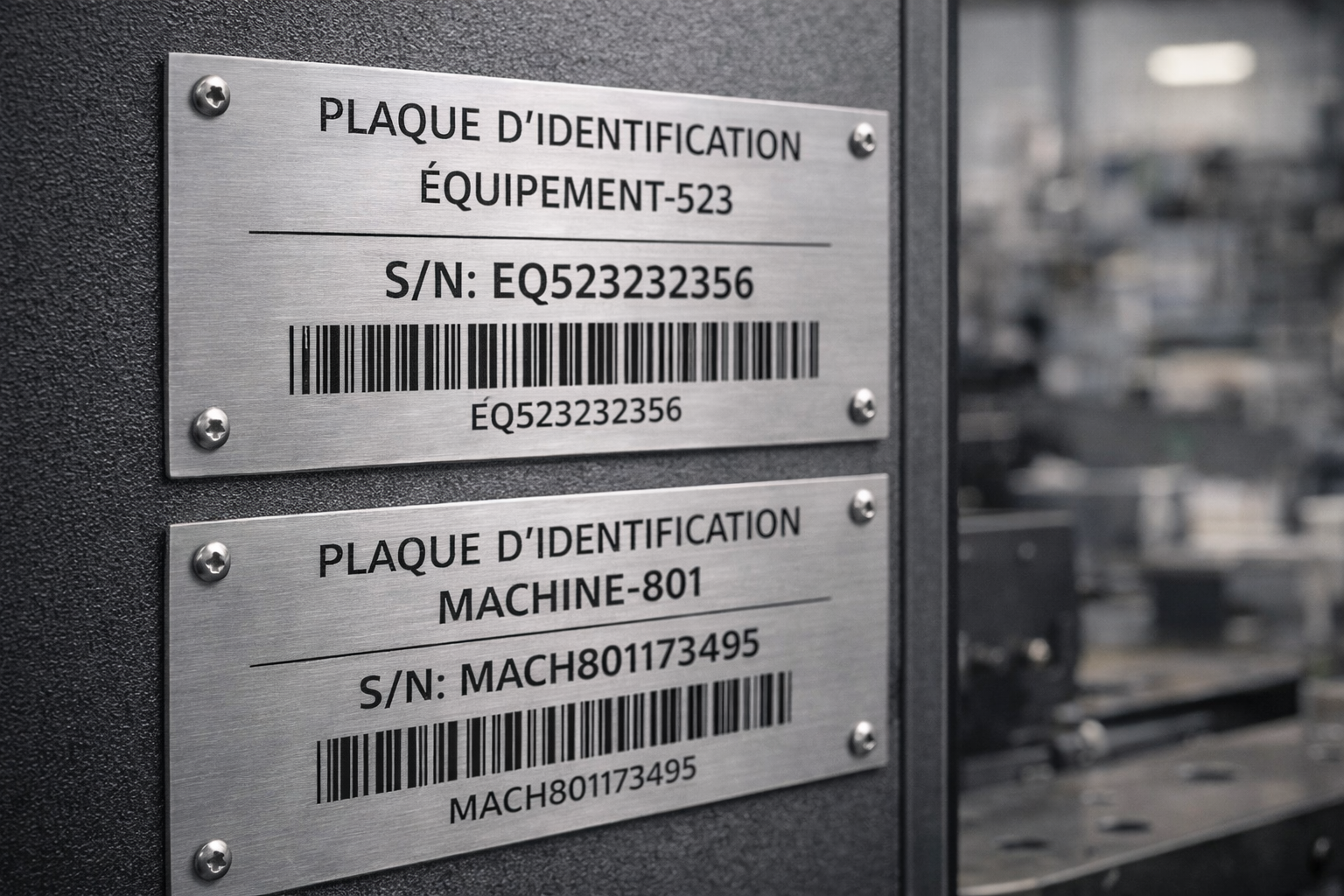 Plaque d'identification